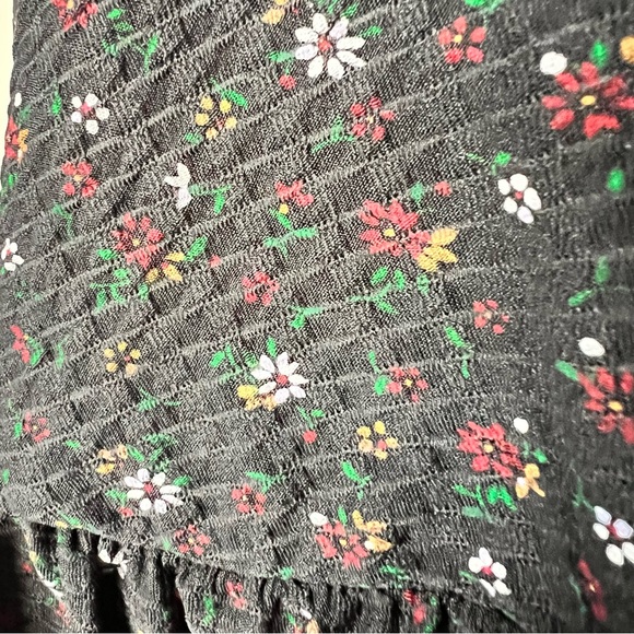 ASOS Design Floral Long Sleeve Side Tie Surplice Mini Dress—SZ. 6 - Picture 4 of 15